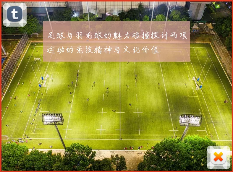 足球与羽毛球的魅力碰撞探讨两项运动的竞技精神与文化价值